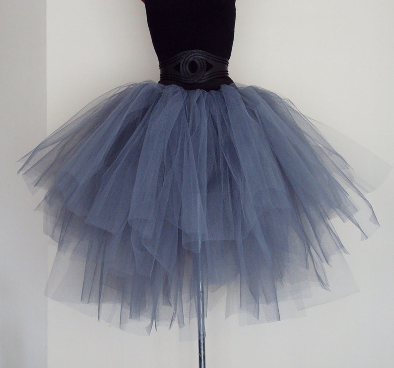 Grey Star Sequin Tutu Skirt