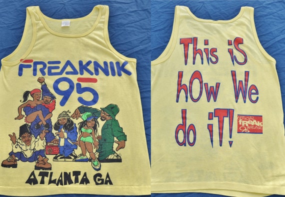 Rare 1995 Freaknik Tank Top Shirt Hop Hop Atlanta