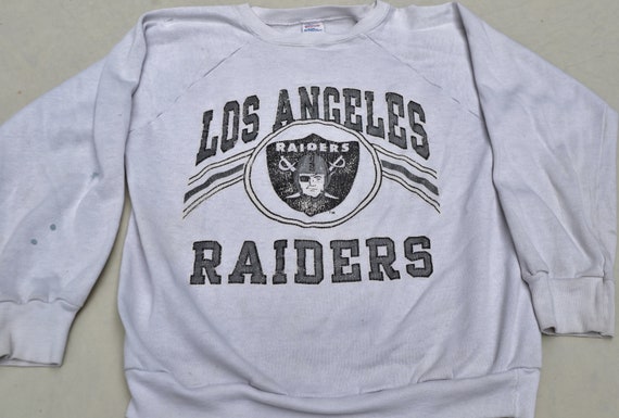 80's 90's Los Angeles Raiders Champion Sweatshirt Shirt Jersey T