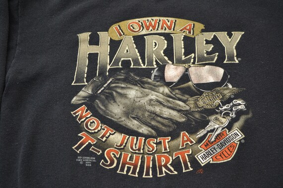 1991 I Own A Harley Davidson Not Just A T-shirt Long Sleeve 