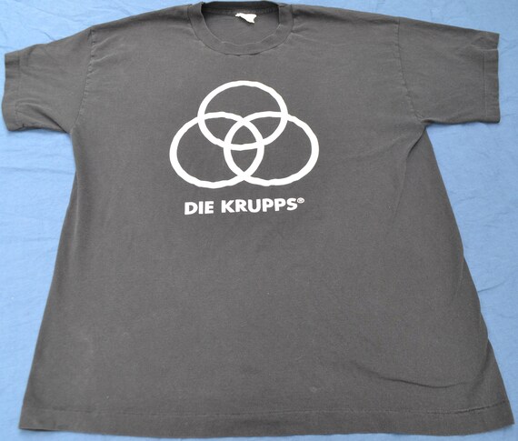 1995 Die Krupps Us Tour Shirt Size L EBM Synth El… - image 2