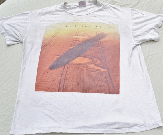 1990 Led Zeppelin Shirt T-shirt Size XL 90