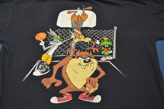 90's Loony Tunes Space Jam Two Sided Shirt T-Shir… - image 7