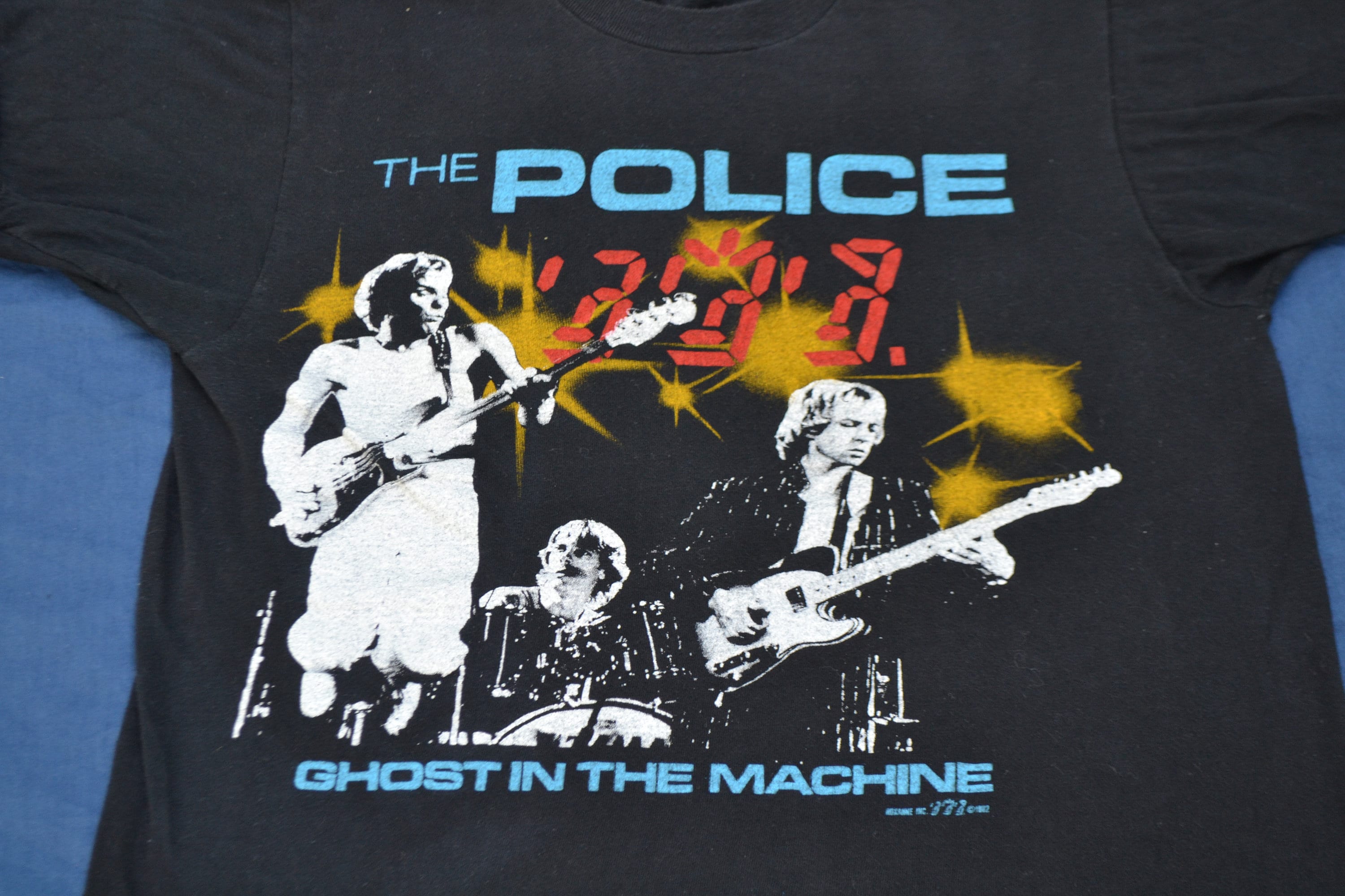 1982 the Police Ghost in the Machine Tour Shirt T-shirt Size M Pop
