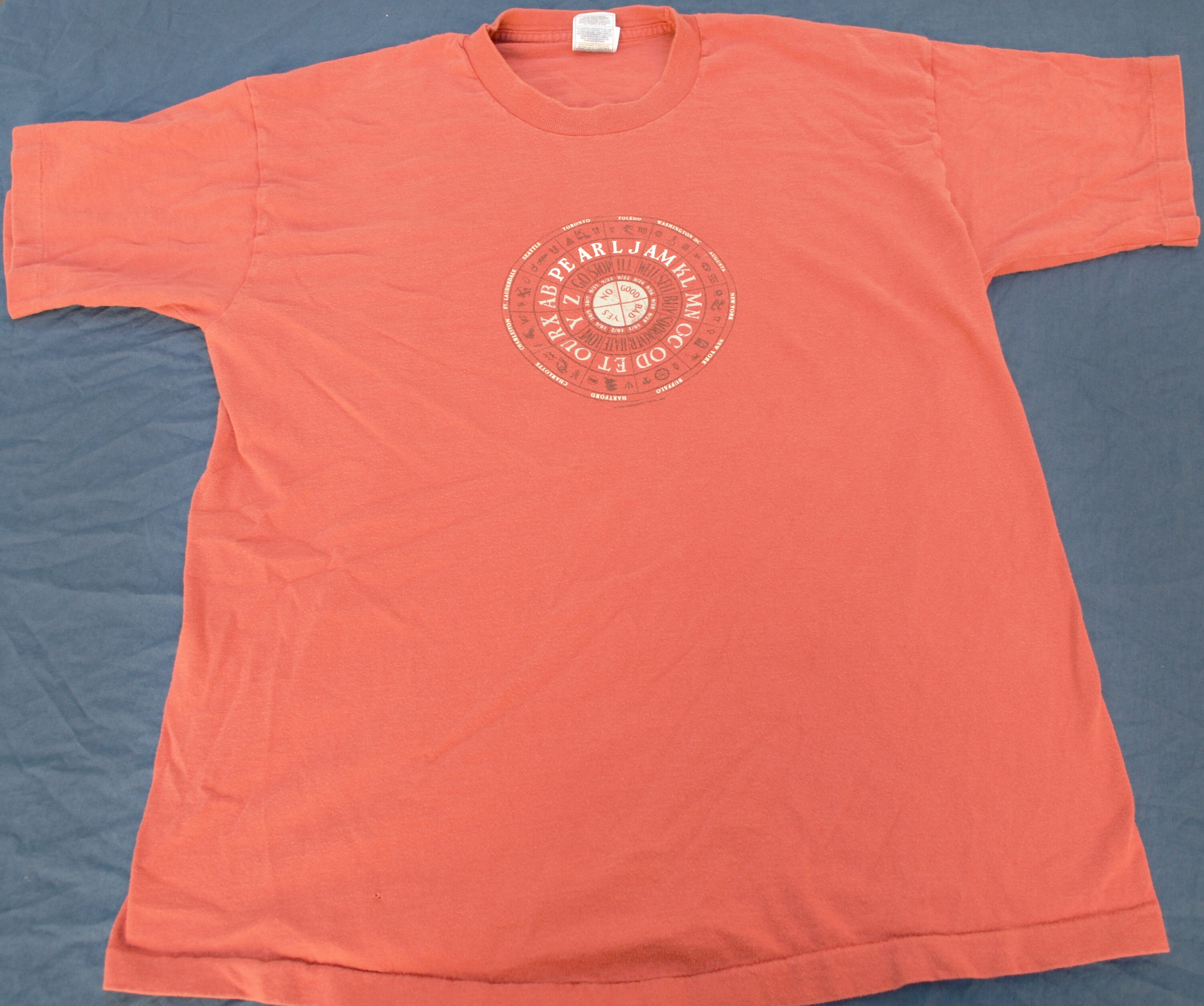パールジャム 1998 イールド ツアー シャツ 両面 Tシャツ サイズ XL 90 
