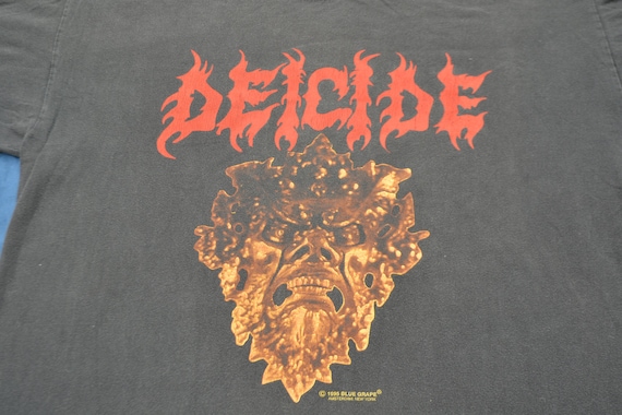1995 Deicide Behind The Light Tour Shirt Death Me… - image 2
