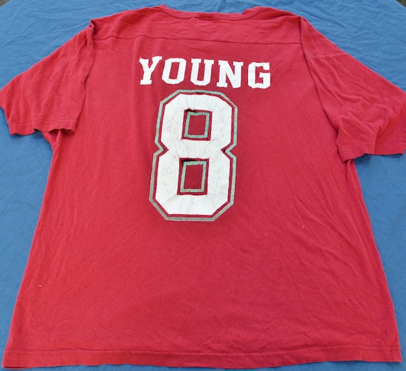 Vintage San Francisco 49ers Steve Young Jersey 10… - image 4