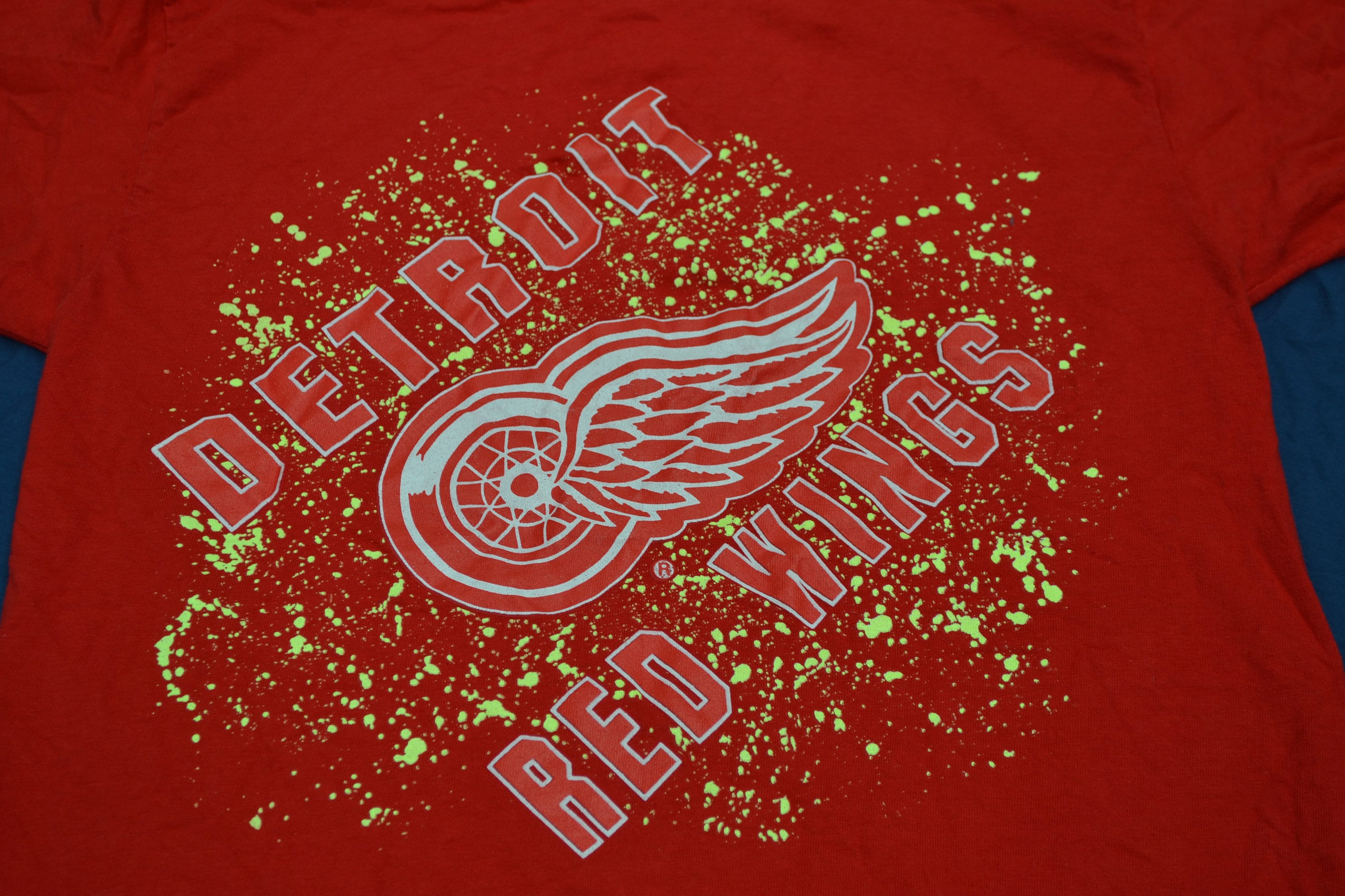Vintage 00s Stone NHL Detroit Red Wings 2002 Stanley Cup Champions T-Shirt  - X-Large Cotton– Domno Vintage