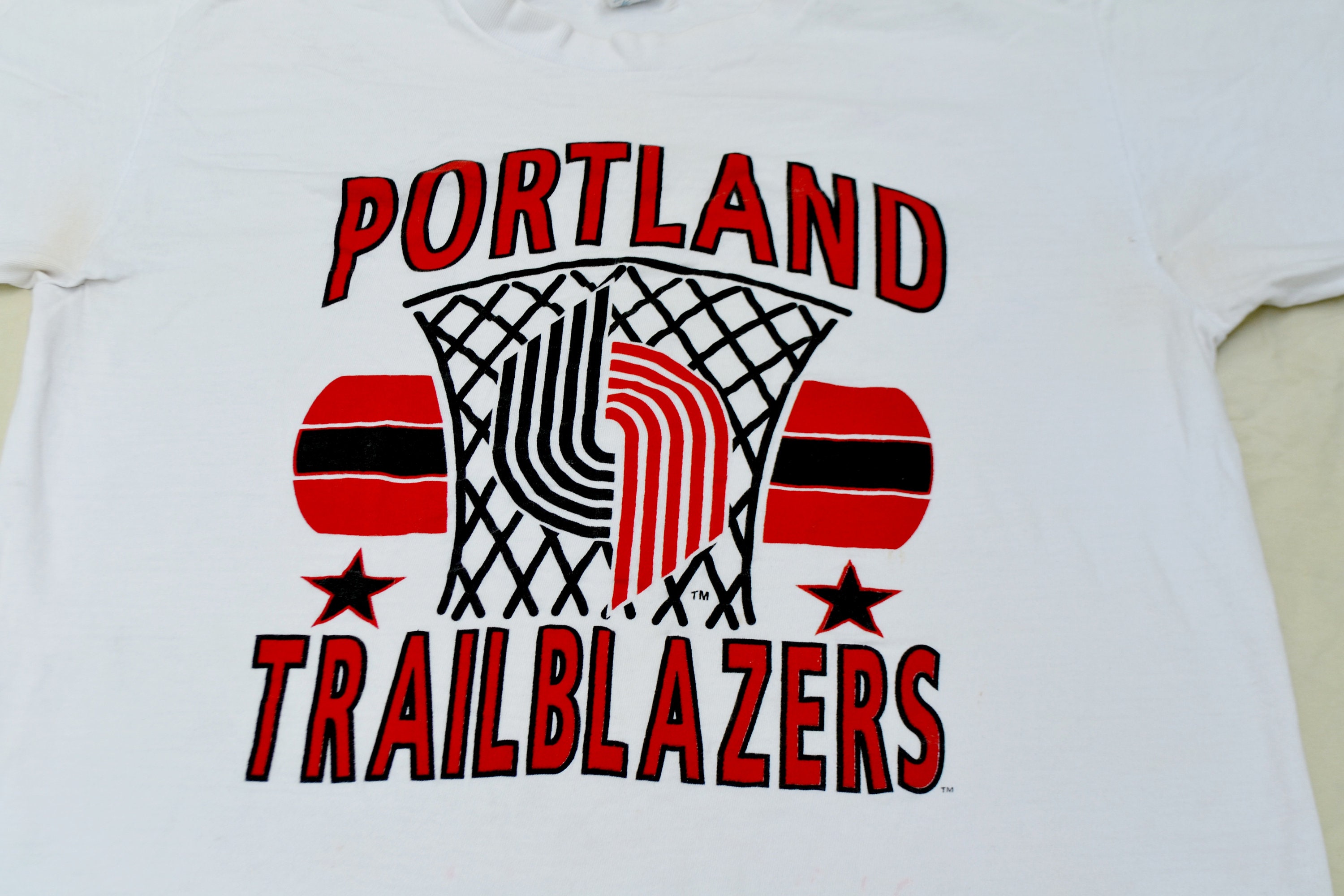 Portland Trailblazers NBA BASKETBALL RIP CITY 4Her Women's Cut Size Large  Hoodie