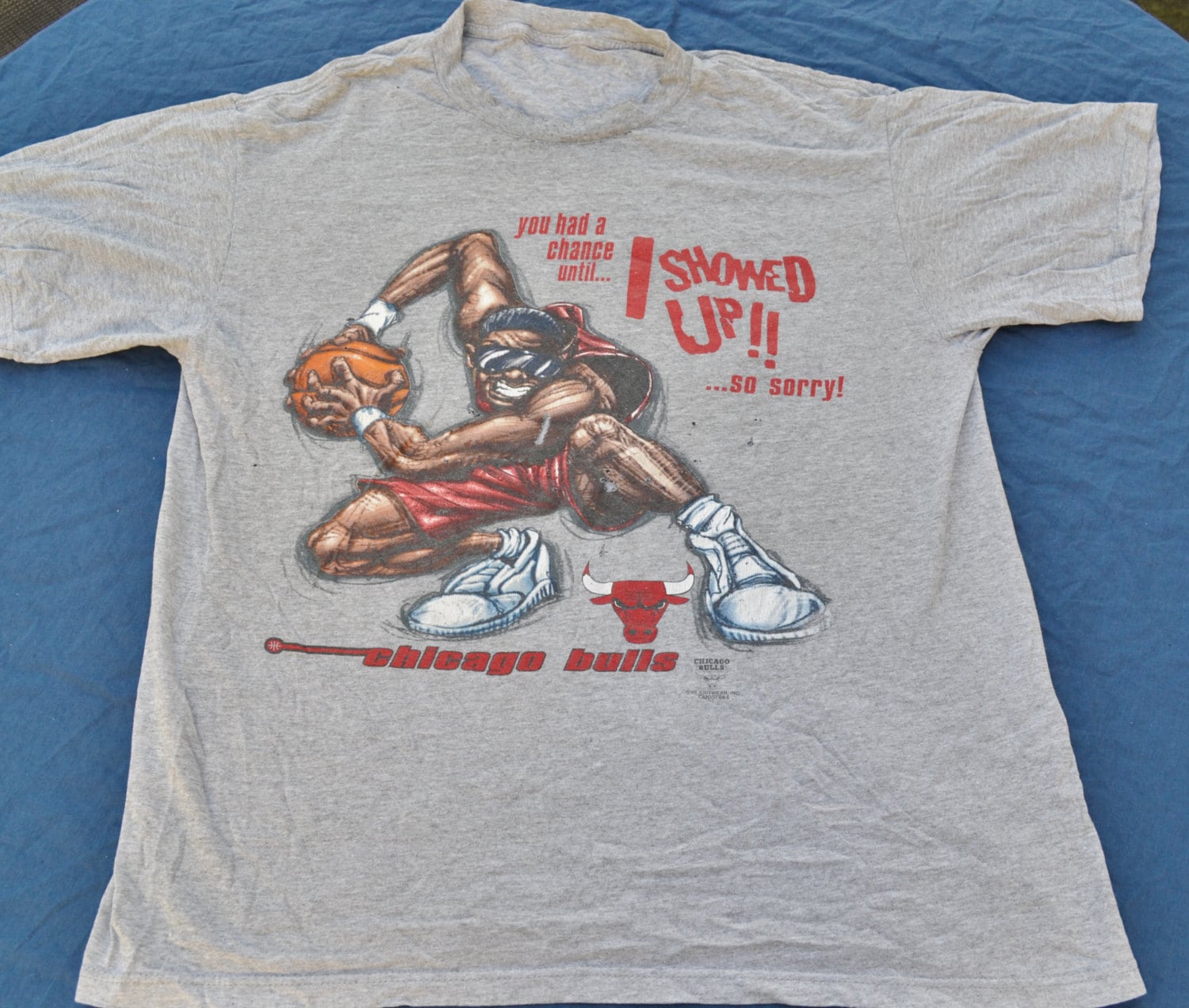 90's Chicago Bulls Shirt T-shirt Size 