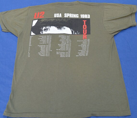 u2 war shirt