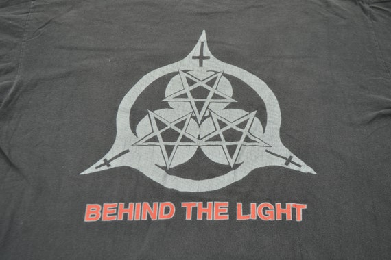 1995 Deicide Behind The Light Tour Shirt Death Me… - image 7