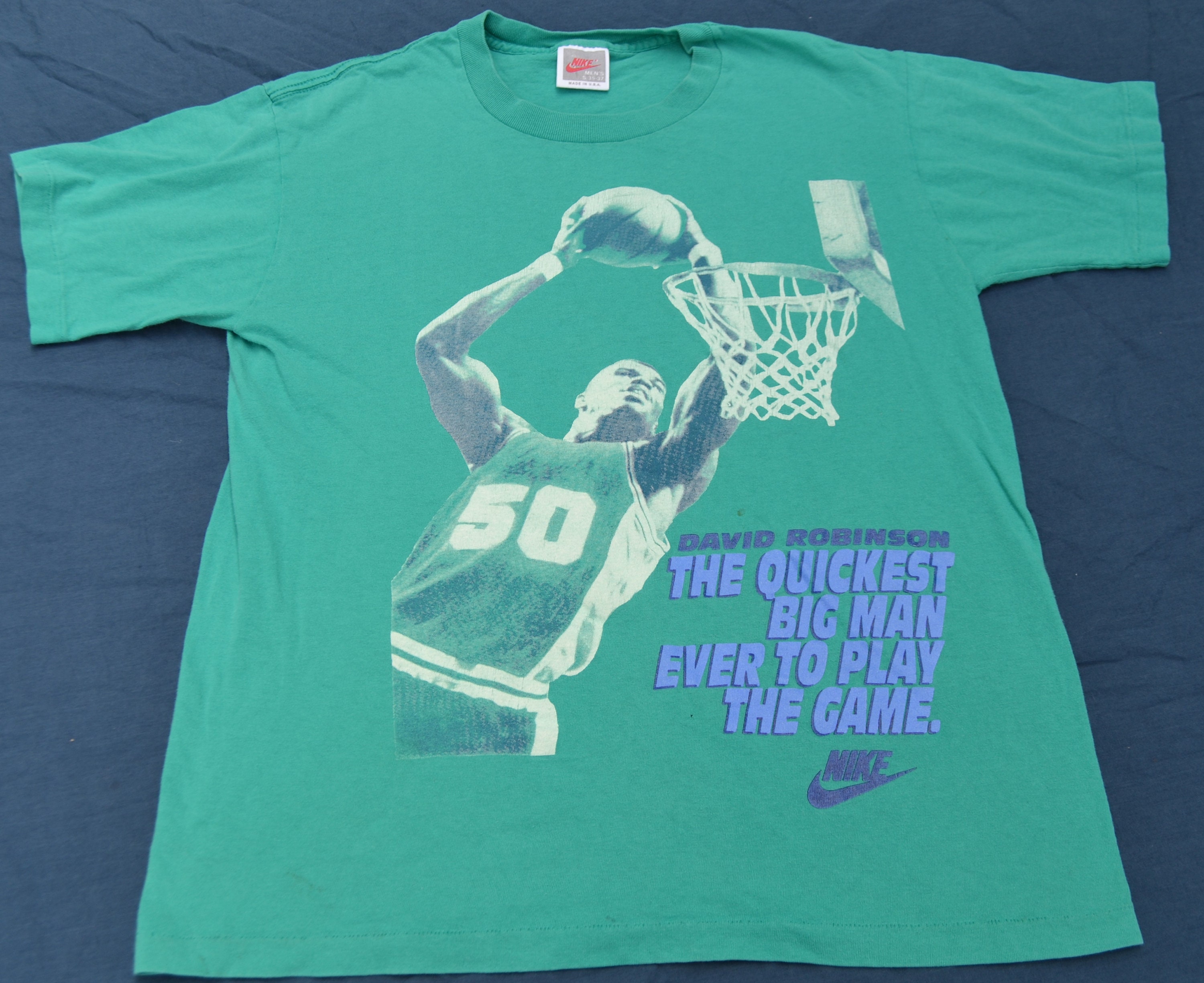 Nike David Robinson San Antonio Spurs T-shirt Etsy