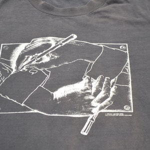 1990 M.C. ESCHER stars Shirt Vintage Size XL MC - Etsy