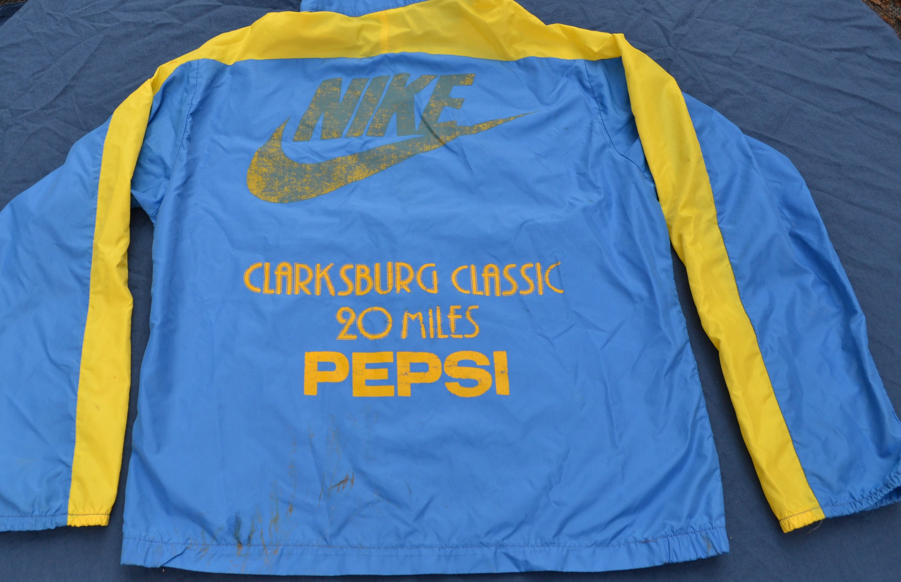 blue and orange nike jacket