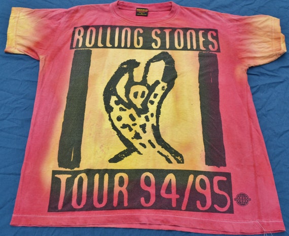 1994/95 The Rolling Stones Tie Dye VooDoo Lounge … - image 1