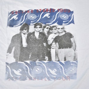 1989 The Rolling Stones Steel Wheels Tour Shirt Size L Led Zeppelin The Beatles The Who Classic Rock Band Shirt