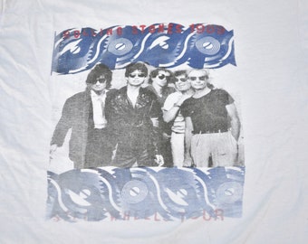 1989 The Rolling Stones Steel Wheels Tour Shirt Size L Led Zeppelin The Beatles The Who Classic Rock Band Shirt