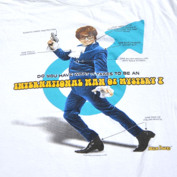 2002 Austin Powers Man Of Mystery Shirt XL Tee T-… - image 1