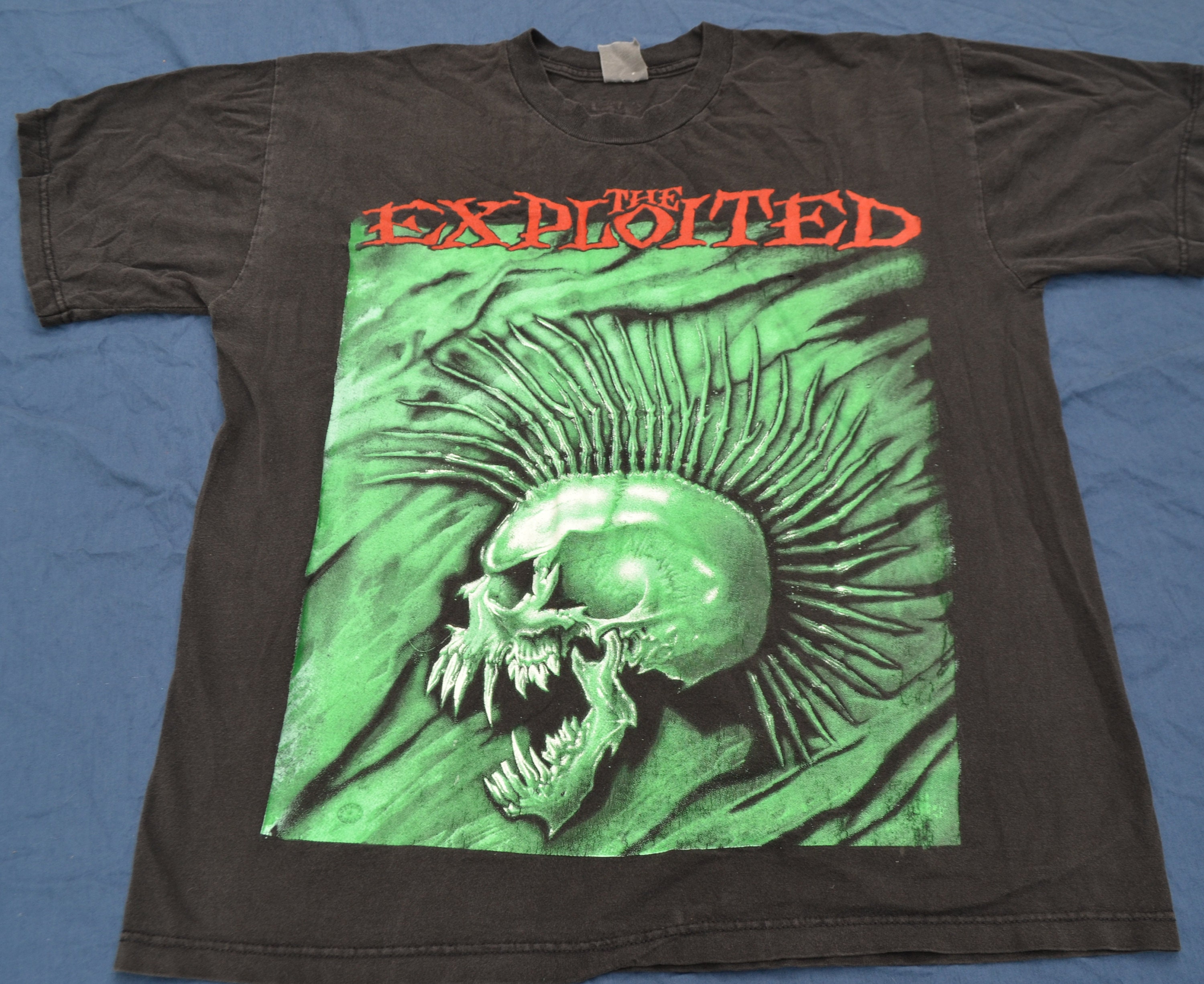 Fordampe sammenhængende undskyldning 1996 the Exploited Beat the Bastards Shirt Tee T-shirt Size L - Etsy
