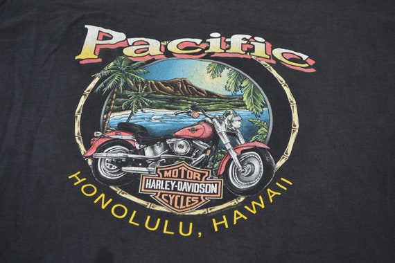 1993 Harley Davidson Honolulu Hawaii T-Shirt Orig… - image 5