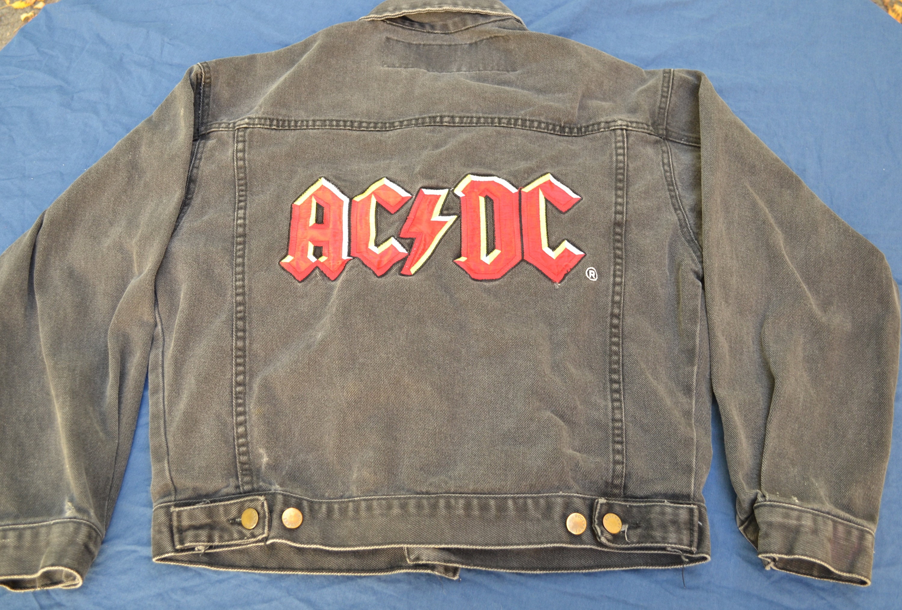 ac dc leather jacket