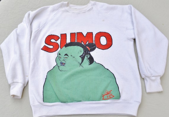 Rare 80's Dimitri's SUMO Sweatshirt Shirt Size L T