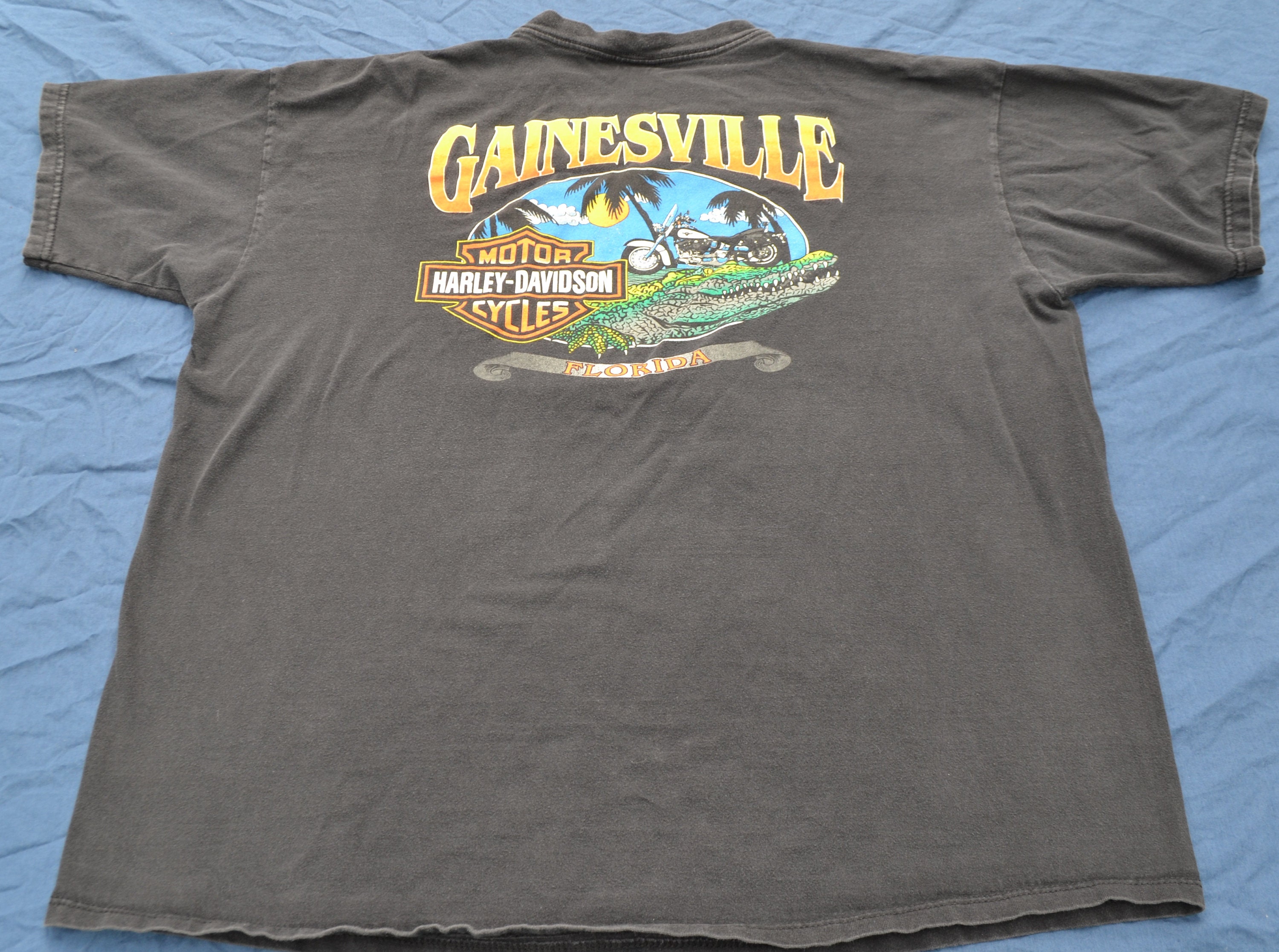 1997 Harley Davidson Gainesville Florida Eagle Motor T-shirt - Etsy