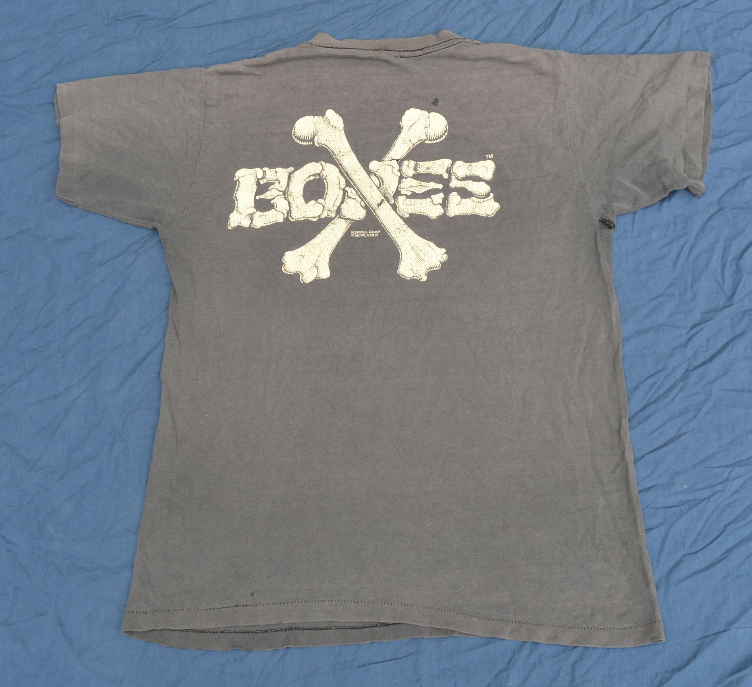 1986 Powell Peralta Bones Bigrade Shirt T-shirt Size M Tony Hawk