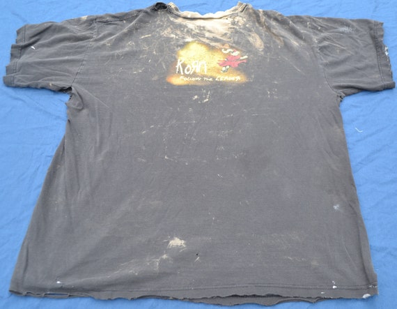 Thrashed Korn Follow The Leader Shirt Vintage T-S… - image 6