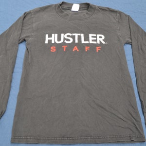 00's Hustler Magazine Staff Long Sleeve Shirt Sex T-shirt - Etsy