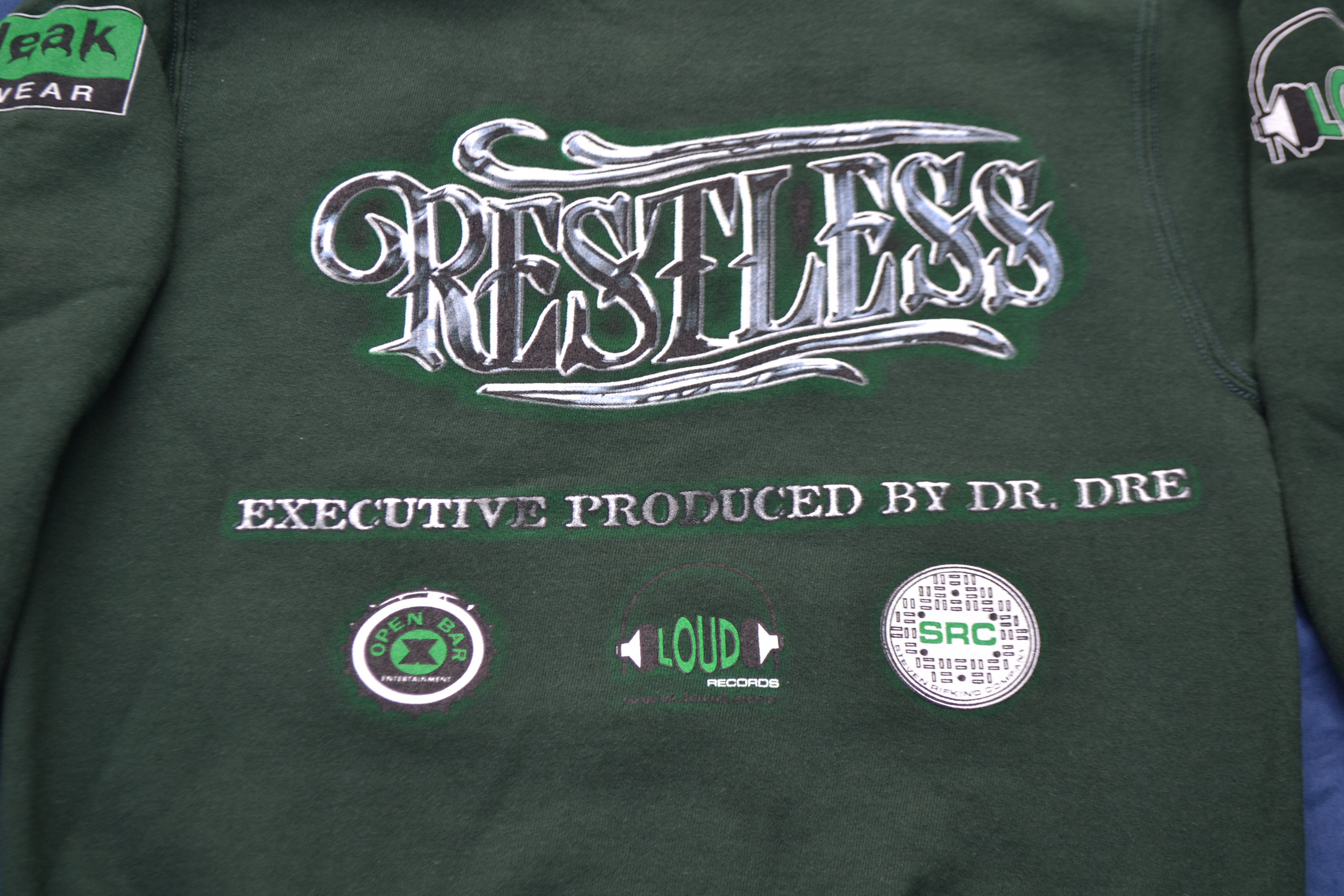Rare Xzibit Restless Promo Sweatshirt Shirt Hop Hop Size S T-shirt