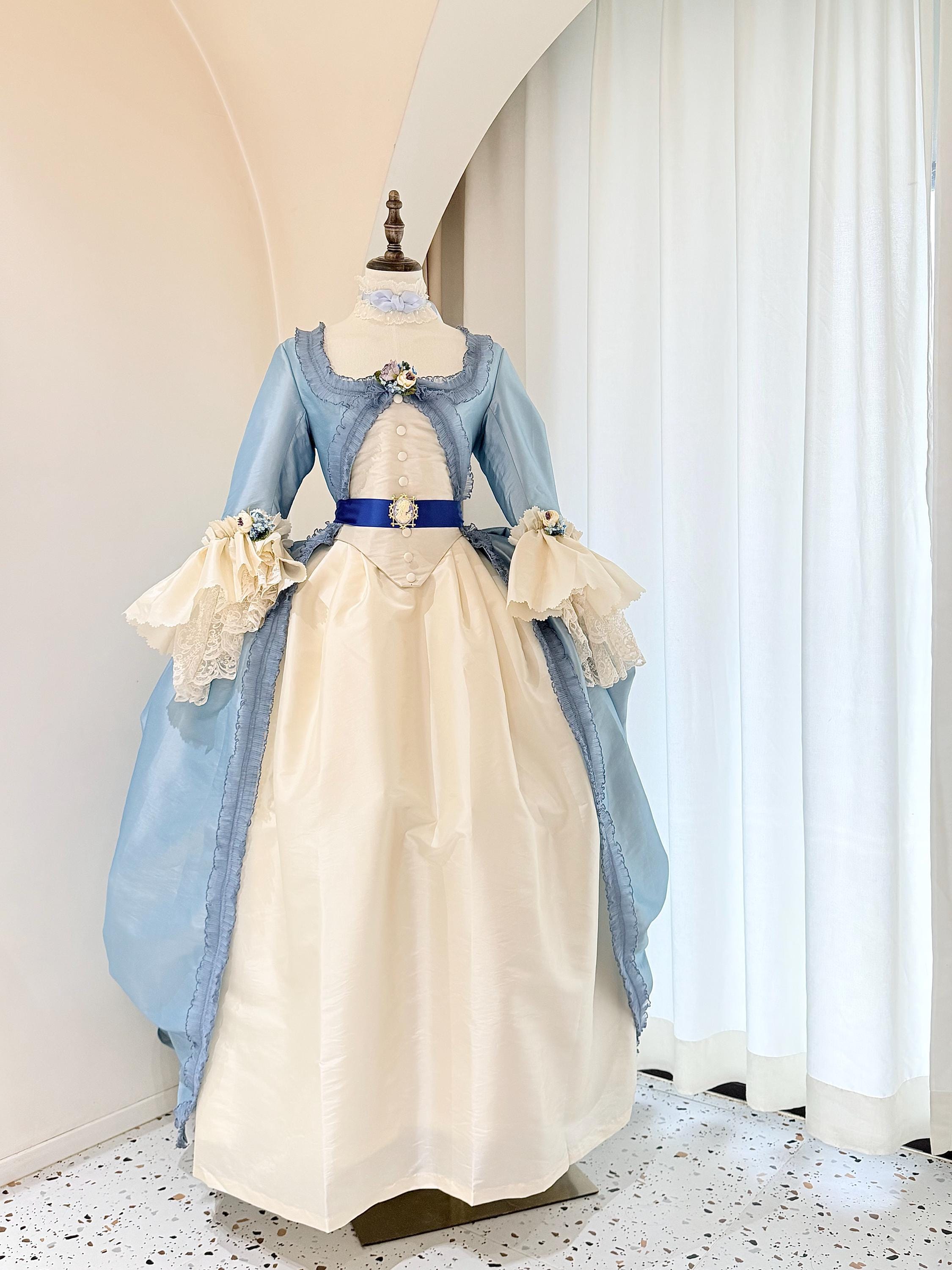 Marie Antoinette Blue Dress