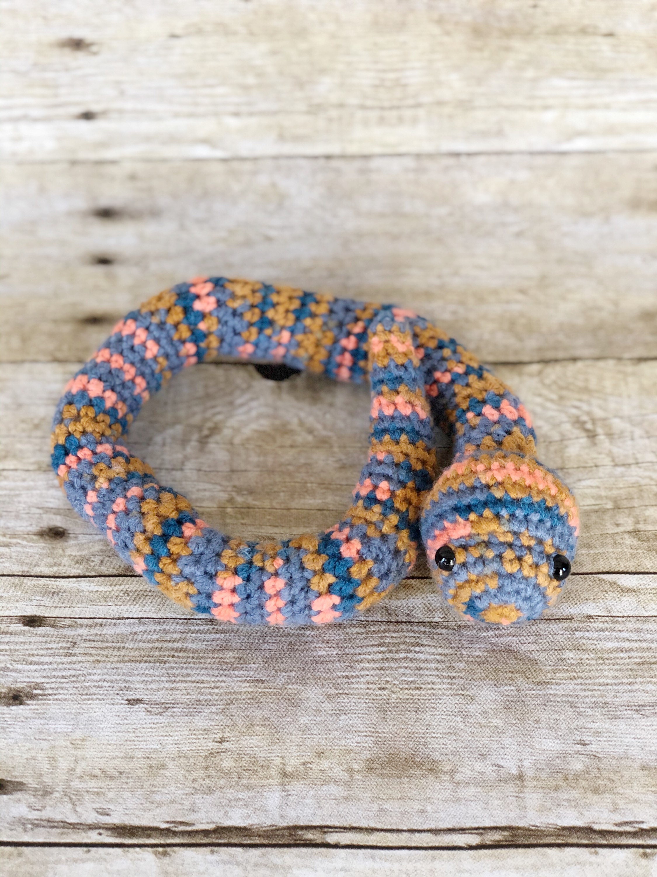 Crochet Snake-crochet Snake Gift-stuffed Snake-crochet | Etsy
