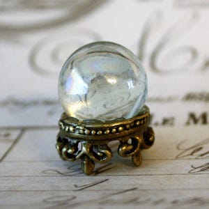 Miniature Crystal Ball Fortune teller Glass Ball Dollhouse Mystical Decoration Crystal Ball Mini Small
