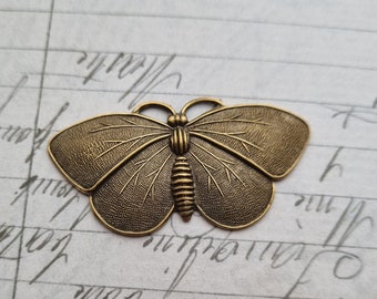 Brass Butterfly ornament  Bras ox Stamping Jewelry making Scrapbook