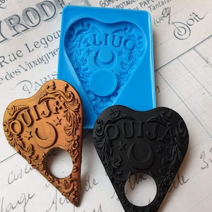 Ouija Planchette Mold for Resin or Clay Ouija Pendant Ouija Mould PLANCHETTE CHARM OUIJA