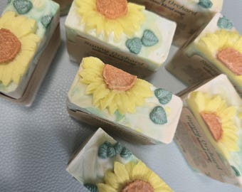 Sunny Orchard, Tallow blend bar soap made with heavy cream