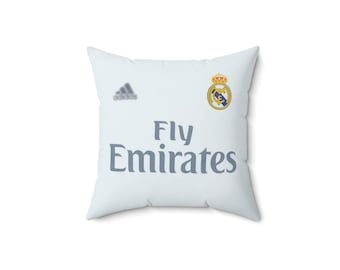 Real Madrid Ronaldo Jersey Pillow 2015 | 14" x 14"