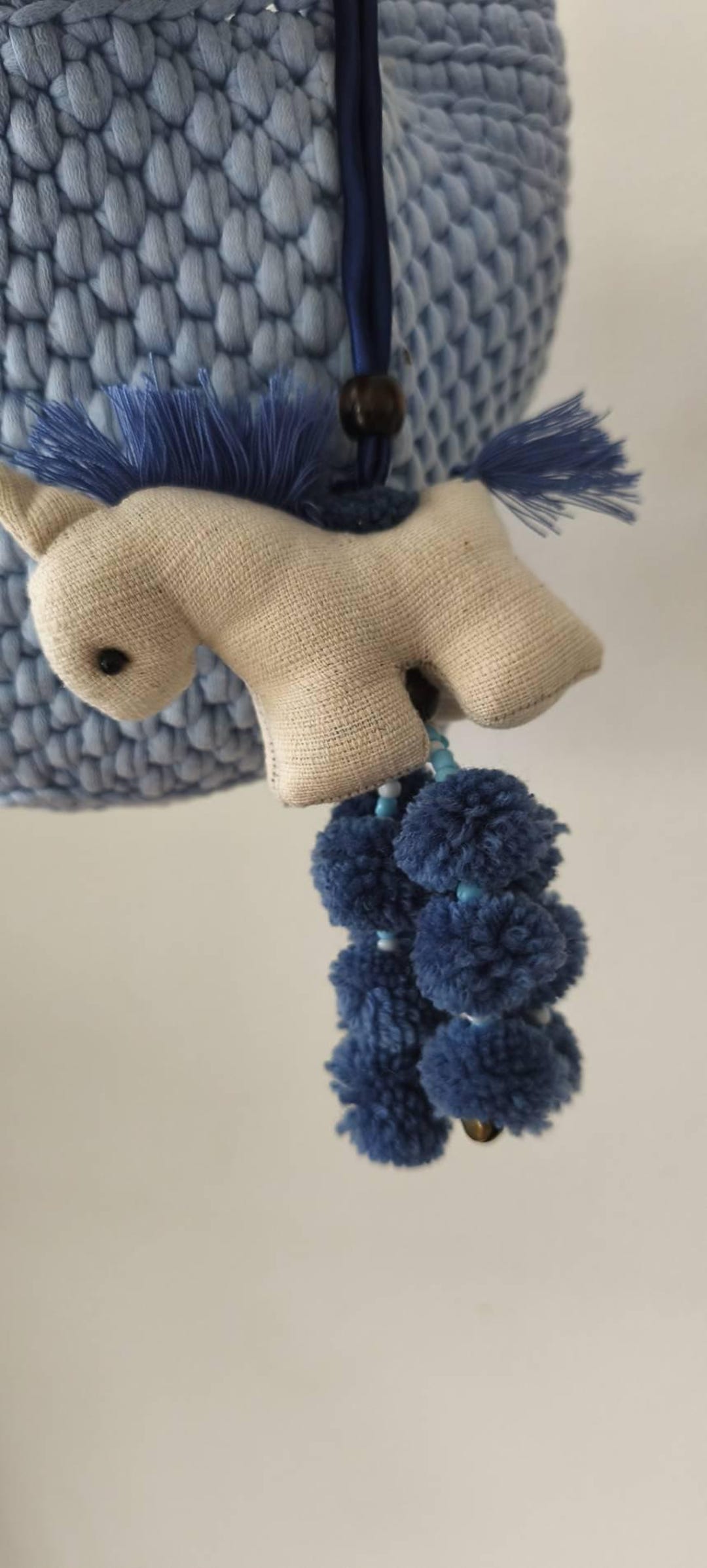 Pygmy Puff Key Chain Handmade Soft Puff Keychain With Various Shapes and Pom Pom ...