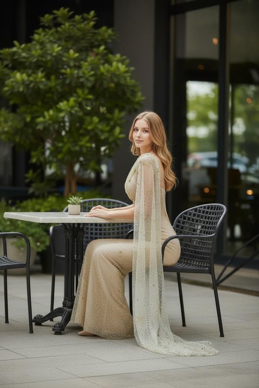 Gold Cape for Formal Dress - Etsy