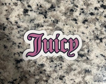 y2k juicy sticker | waterproof | handmade | buy 3 get 1 free