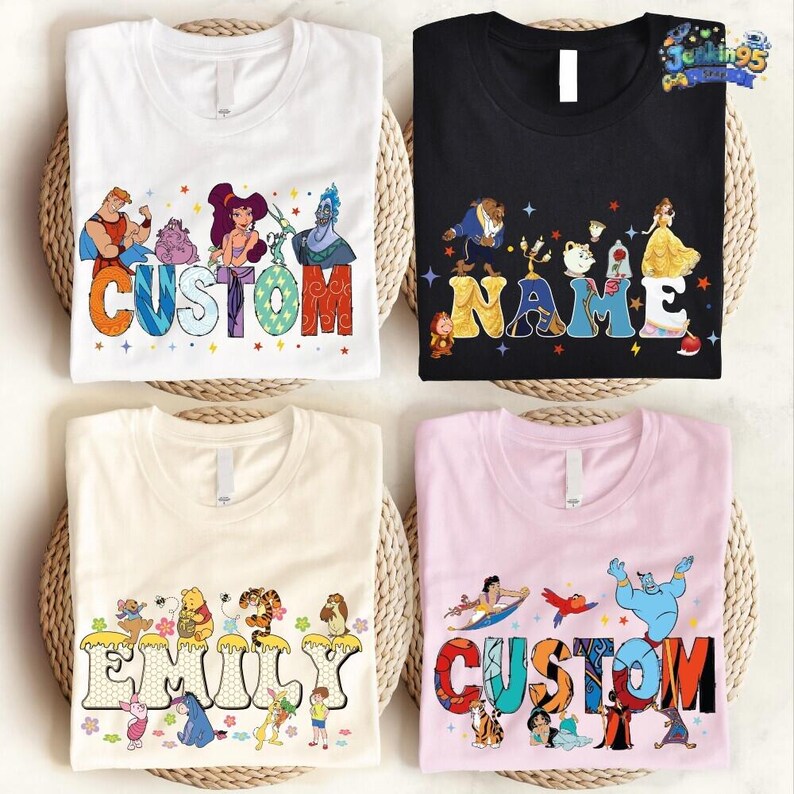 Personalized Name Disneyland Family Trip Shirt, Walt Disneyworld Shirt, Disneyland Family Matching Tee, Disneyland characters shirt image 4