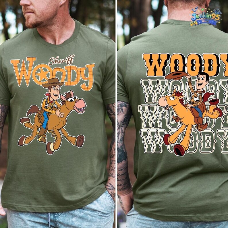 Camiseta de Woody el Sheriff de Toy Story de Disneyland, Camiseta de Personajes de Toy Story, Camiseta para Viaje a Disneyland, Camiseta de Toy Story, Camiseta de Woody del Oeste, Camiseta de Pixar imagen 2