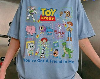 Coquette Bow Disneyland Toy Story 5 T-Shirt, Vintage Toy Story 5 Movie 2026 Tee, Buzz Lightyear Woody, Toy Story, You've Got a Friend In Me