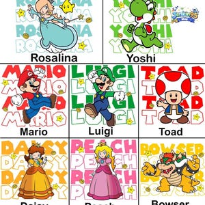 Super Mario Peach T-shirt, Disneyland Princess Peach Character, Disneyland Birthday Gift, Disneyland Shirt, Family Disneyland Trip Tees image 5