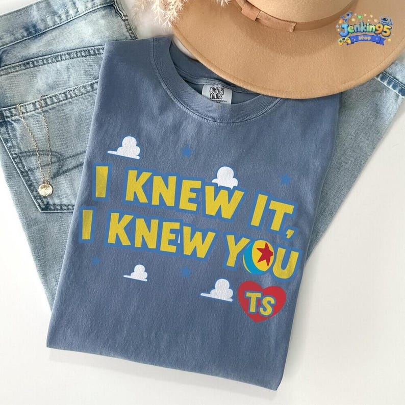 Vintage I Knew It I Knew You Shirt, TS and Toy Story 5 Friendship Shirt, Woody Buzz Lightyear Tee, Disneyland Toy Story Family Matching Tee image 5