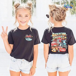 Custom Disneyland Cars Shirt, Pixar Lightning McQueen Tee, Tow Mater, Doc Hudson, Radiator Springs Shirt, Disneyland Family Trip, Disneyland afbeelding 5