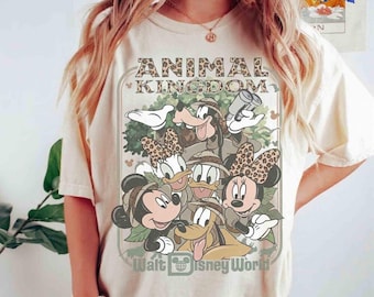 Mickey & Friends Animal Kingdom Safari Mode Shirt, Walt DisneyWorld Trip Tee, Let's Get Wild Gift Shirt, Disneyland Holiday Family