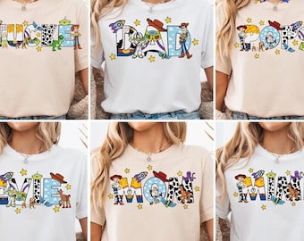 Toy Story Dad Toy Story Mom, Dad Mom Disneyland Birthday Tee, Family Toy Story Matching Birthday Shirt, Dad Mom shirt, Couple shirt